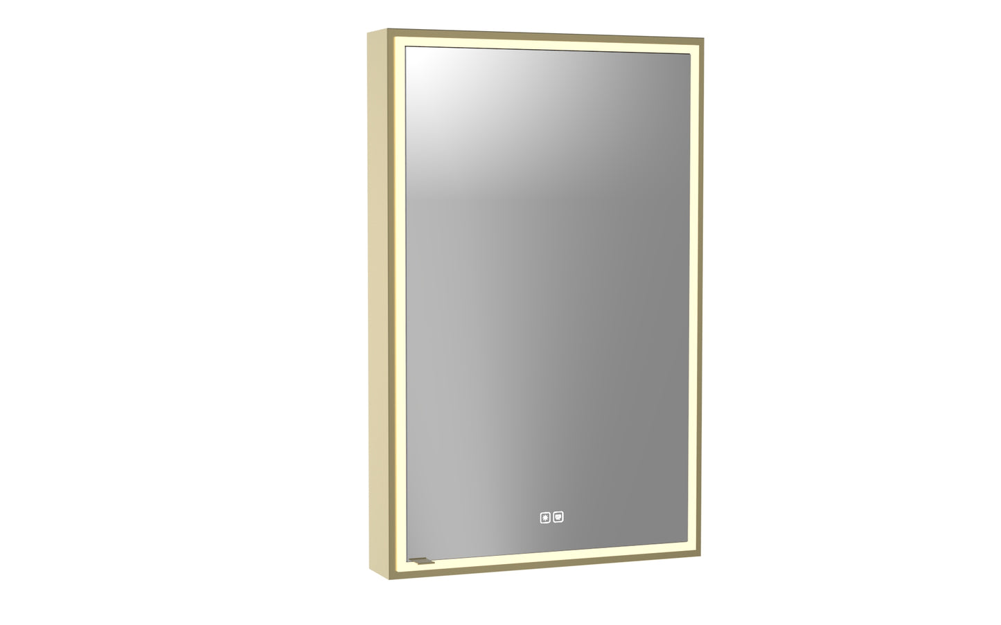 Pioneer Lighted Mirrored Cabinet, Surface Mount, 2700/3000/4000K Temperature, Deffoger, Dimmable, Three-direction Light Diffuser