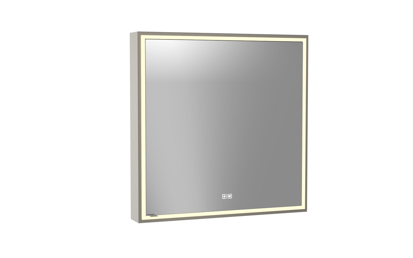 Pioneer Lighted Mirrored Cabinet, Surface Mount, 2700/3000/4000K Temperature, Deffoger, Dimmable, Three-direction Light Diffuser