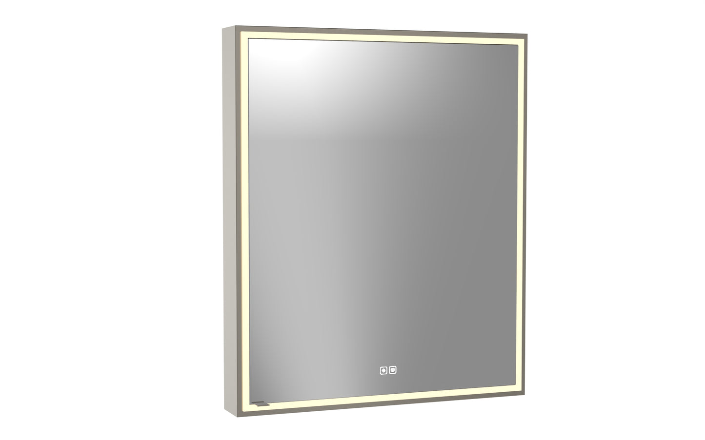 Pioneer Lighted Mirrored Cabinet, Surface Mount, 2700/3000/4000K Temperature, Deffoger, Dimmable, Three-direction Light Diffuser