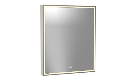Pioneer Lighted Mirrored Cabinet, Surface Mount, 2700/3000/4000K Temperature, Deffoger, Dimmable, Three-direction Light Diffuser
