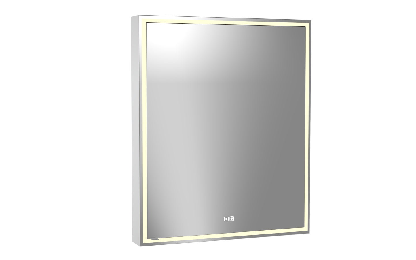 Pioneer Lighted Mirrored Cabinet, Surface Mount, 2700/3000/4000K Temperature, Deffoger, Dimmable, Three-direction Light Diffuser