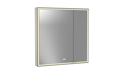 Pioneer Lighted Mirrored Cabinet, Surface Mount, 2700/3000/4000K Temperature, Deffoger, Dimmable, Three-direction Light Diffuser