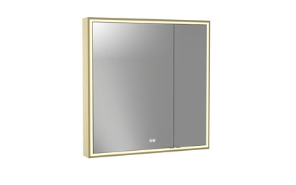 Pioneer Lighted Mirrored Cabinet, Surface Mount, 2700/3000/4000K Temperature, Deffoger, Dimmable, Three-direction Light Diffuser