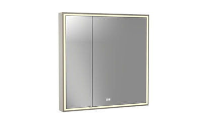 Pioneer Lighted Mirrored Cabinet, Surface Mount, 2700/3000/4000K Temperature, Deffoger, Dimmable, Three-direction Light Diffuser