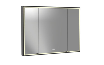 Pioneer Lighted Mirrored Cabinet, Surface Mount, 2700/3000/4000K Temperature, Deffoger, Dimmable, Three-direction Light Diffuser