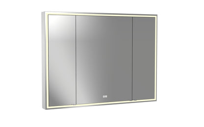Pioneer Lighted Mirrored Cabinet, Surface Mount, 2700/3000/4000K Temperature, Deffoger, Dimmable, Three-direction Light Diffuser