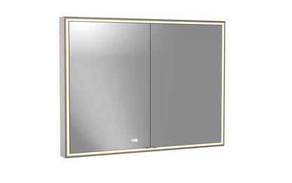 Pioneer Lighted Mirrored Cabinet, Surface Mount, 2700/3000/4000K Temperature, Deffoger, Dimmable, Three-direction Light Diffuser