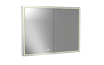 Pioneer Lighted Mirrored Cabinet, Surface Mount, 2700/3000/4000K Temperature, Deffoger, Dimmable, Three-direction Light Diffuser