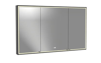 Pioneer Lighted Mirrored Cabinet, Surface Mount, 2700/3000/4000K Temperature, Deffoger, Dimmable, Three-direction Light Diffuser
