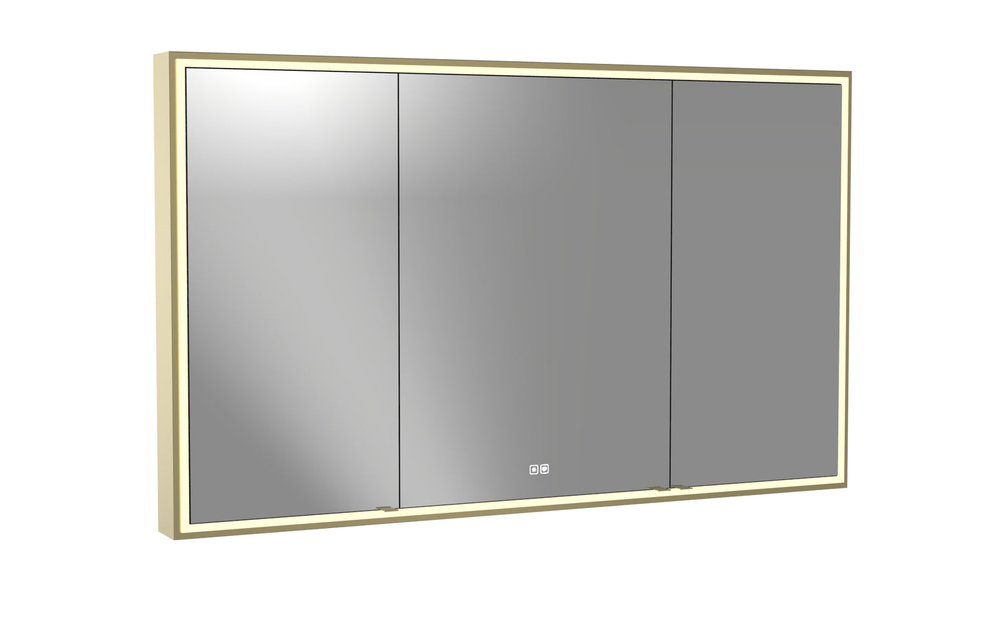 Pioneer Lighted Mirrored Cabinet, Surface Mount, 2700/3000/4000K Temperature, Deffoger, Dimmable, Three-direction Light Diffuser