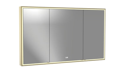 Pioneer Lighted Mirrored Cabinet, Surface Mount, 2700/3000/4000K Temperature, Deffoger, Dimmable, Three-direction Light Diffuser