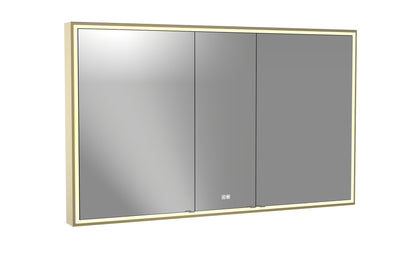 Pioneer Lighted Mirrored Cabinet, Surface Mount, 2700/3000/4000K Temperature, Deffoger, Dimmable, Three-direction Light Diffuser