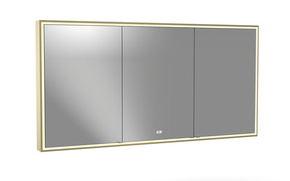 Pioneer Lighted Mirrored Cabinet, Surface Mount, 2700/3000/4000K Temperature, Deffoger, Dimmable, Three-direction Light Diffuser