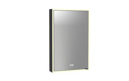 Vanguard Lighted Mirrored Cabinet, Surface Mount, 2700/3000/4000K Temperature, Deffoger, Dimmable, Three-direction Light Diffuser
