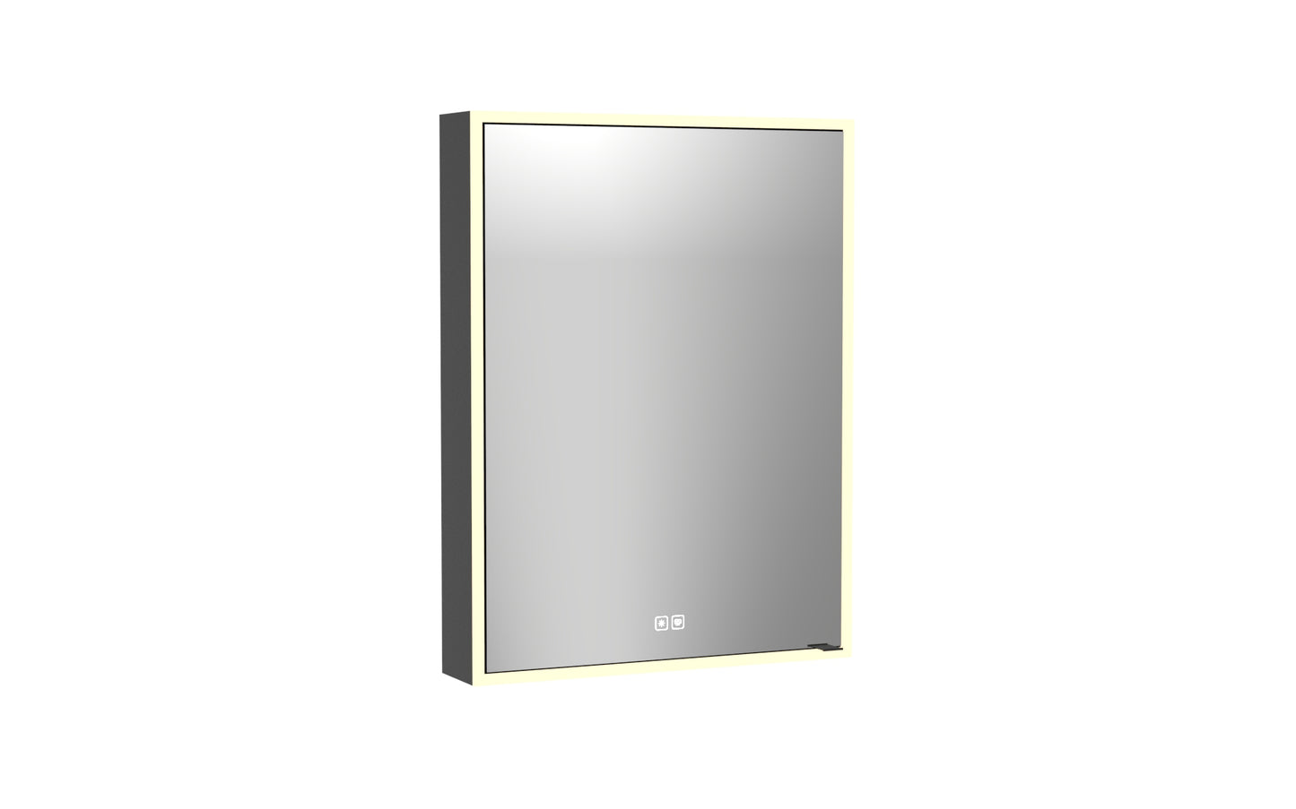 Vanguard Lighted Mirrored Cabinet, Surface Mount, 2700/3000/4000K Temperature, Deffoger, Dimmable, Three-direction Light Diffuser