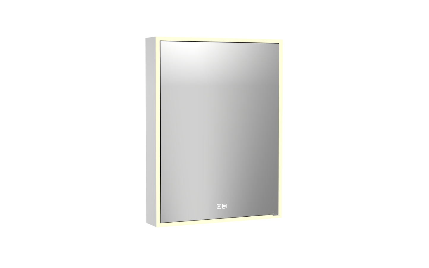 Vanguard Lighted Mirrored Cabinet, Surface Mount, 2700/3000/4000K Temperature, Deffoger, Dimmable, Three-direction Light Diffuser