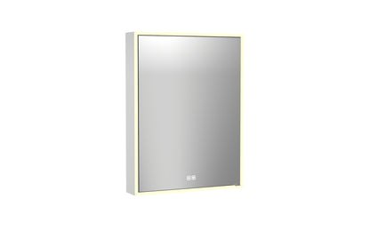 Vanguard Lighted Mirrored Cabinet, Surface Mount, 2700/3000/4000K Temperature, Deffoger, Dimmable, Three-direction Light Diffuser