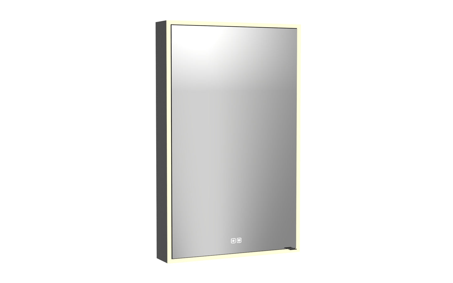Vanguard Lighted Mirrored Cabinet, Surface Mount, 2700/3000/4000K Temperature, Deffoger, Dimmable, Three-direction Light Diffuser