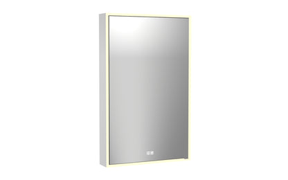 Vanguard Lighted Mirrored Cabinet, Surface Mount, 2700/3000/4000K Temperature, Deffoger, Dimmable, Three-direction Light Diffuser