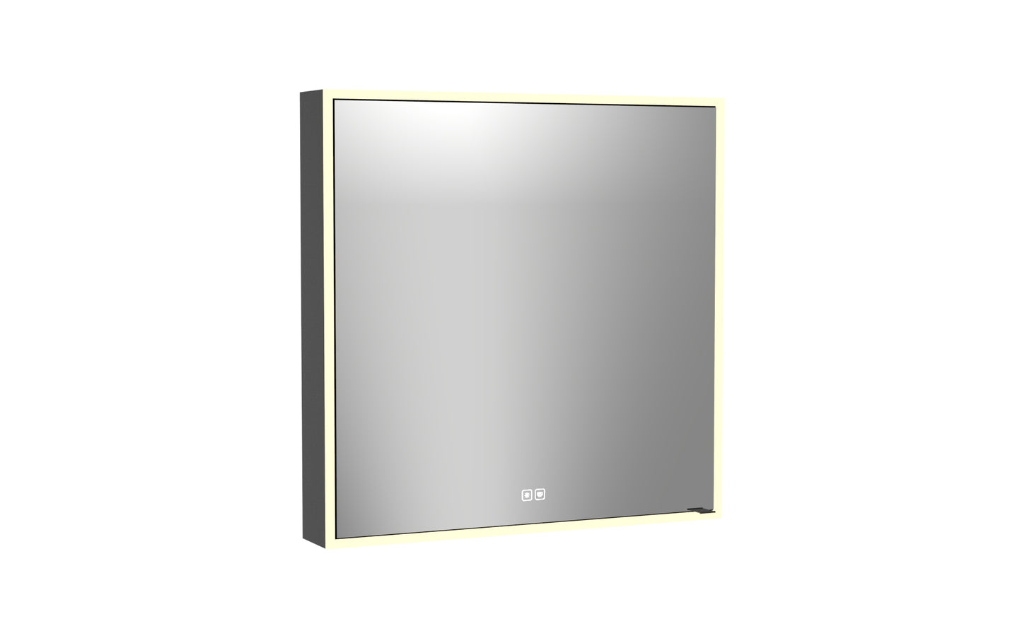 Vanguard Lighted Mirrored Cabinet, Surface Mount, 2700/3000/4000K Temperature, Deffoger, Dimmable, Three-direction Light Diffuser