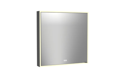 Vanguard Lighted Mirrored Cabinet, Surface Mount, 2700/3000/4000K Temperature, Deffoger, Dimmable, Three-direction Light Diffuser