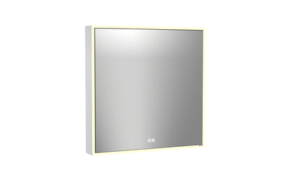 Vanguard Lighted Mirrored Cabinet, Surface Mount, 2700/3000/4000K Temperature, Deffoger, Dimmable, Three-direction Light Diffuser