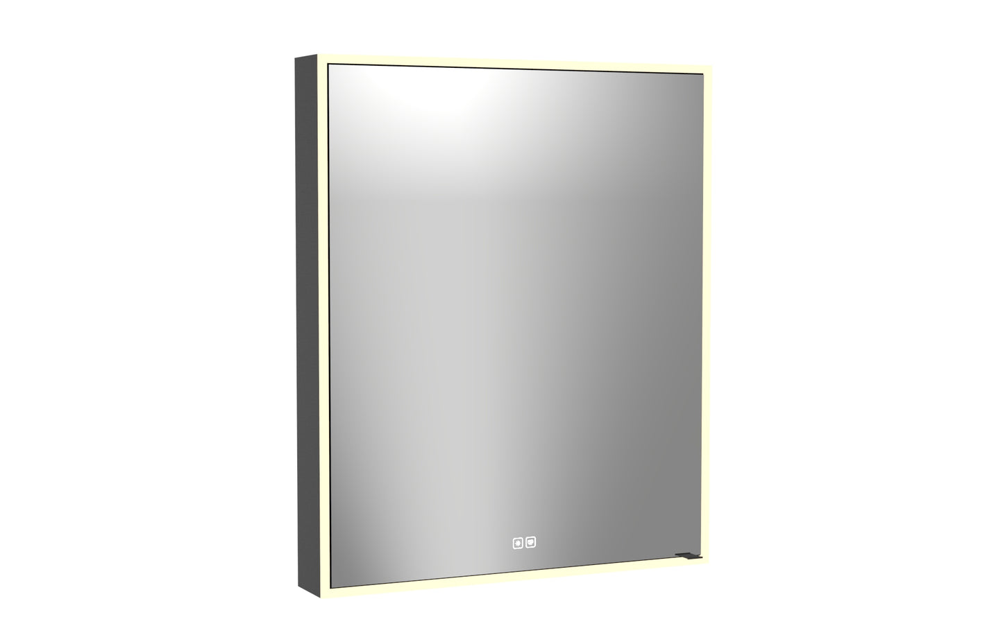 Vanguard Lighted Mirrored Cabinet, Surface Mount, 2700/3000/4000K Temperature, Deffoger, Dimmable, Three-direction Light Diffuser