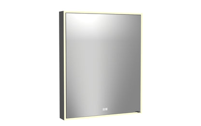 Vanguard Lighted Mirrored Cabinet, Surface Mount, 2700/3000/4000K Temperature, Deffoger, Dimmable, Three-direction Light Diffuser