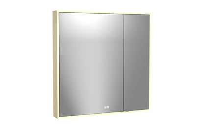 Vanguard Lighted Mirrored Cabinet, Surface Mount, 2700/3000/4000K Temperature, Deffoger, Dimmable, Three-direction Light Diffuser