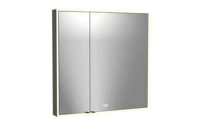 Vanguard Lighted Mirrored Cabinet, Surface Mount, 2700/3000/4000K Temperature, Deffoger, Dimmable, Three-direction Light Diffuser