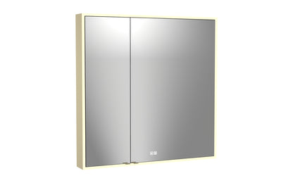 Vanguard Lighted Mirrored Cabinet, Surface Mount, 2700/3000/4000K Temperature, Deffoger, Dimmable, Three-direction Light Diffuser