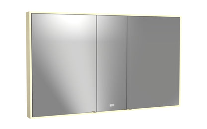 Vanguard Lighted Mirrored Cabinet, Surface Mount, 2700/3000/4000K Temperature, Deffoger, Dimmable, Three-direction Light Diffuser