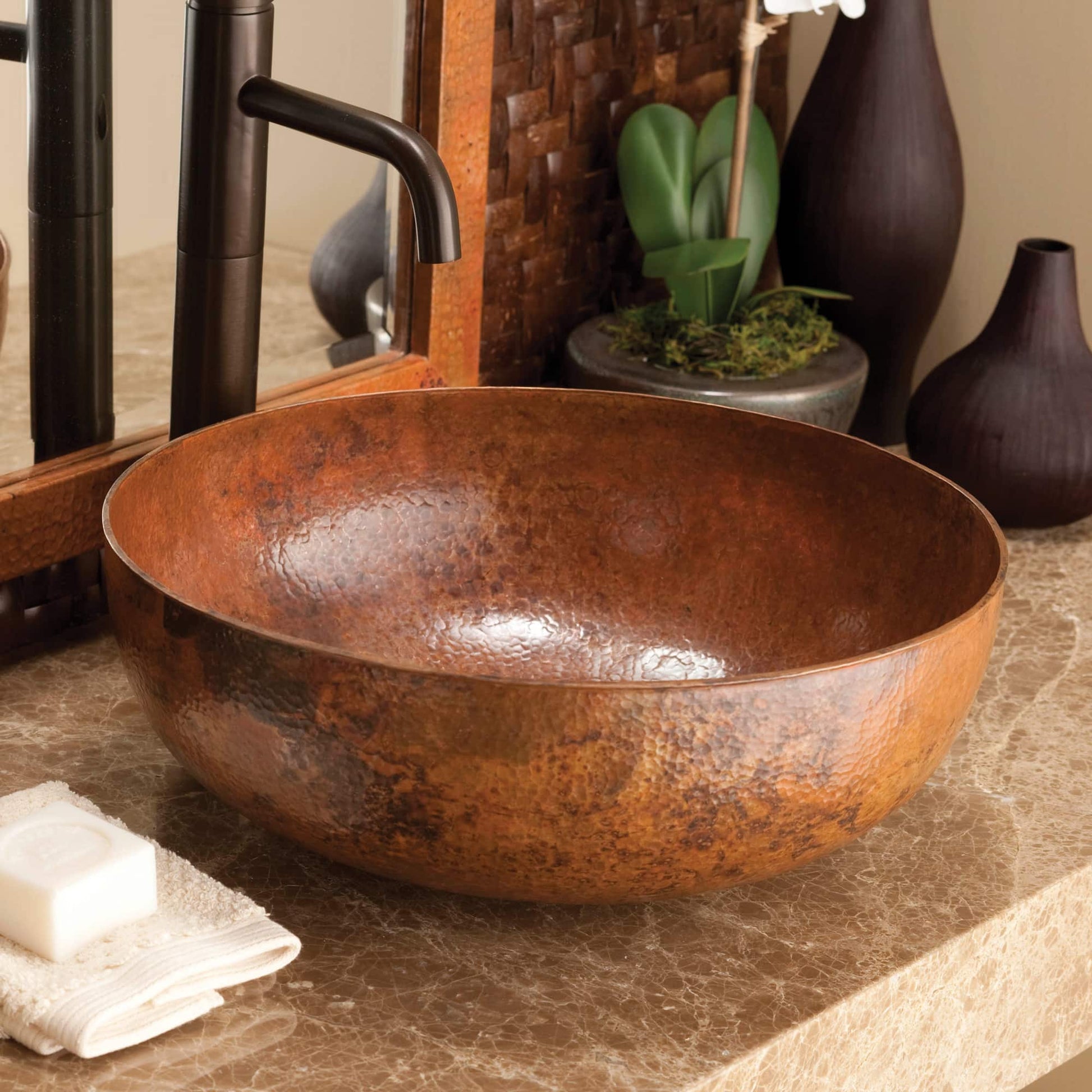 Maestro Round Bathroom Sink