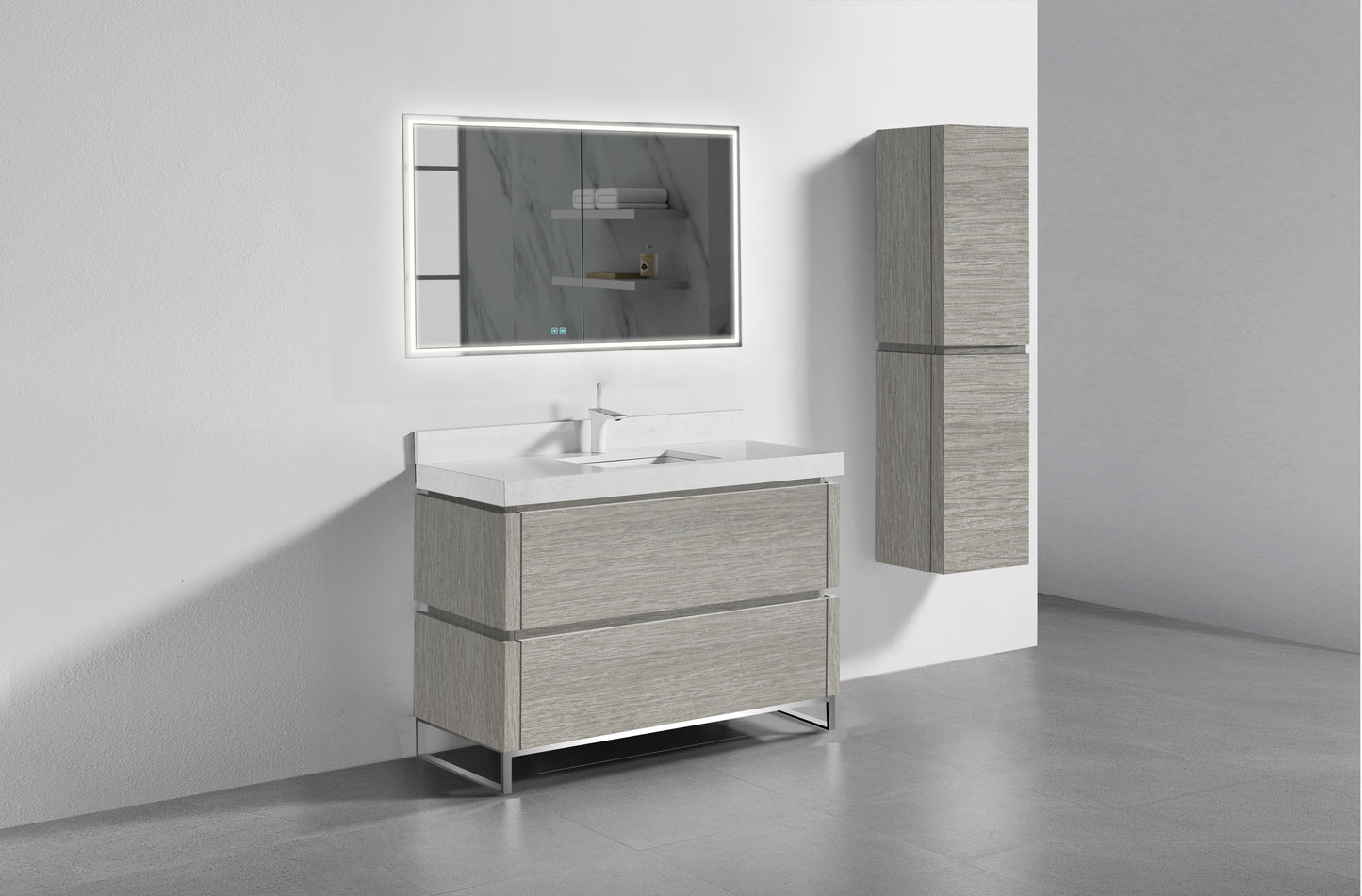 Metro 48C" Free Standing Vanity Cabinet