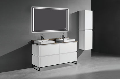 Metro 60D" Free Standing Vanity Cabinet