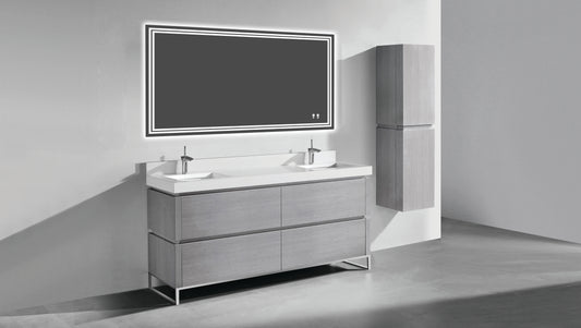 Madeli Metro 72D" Free Standing Vanity Cabinet