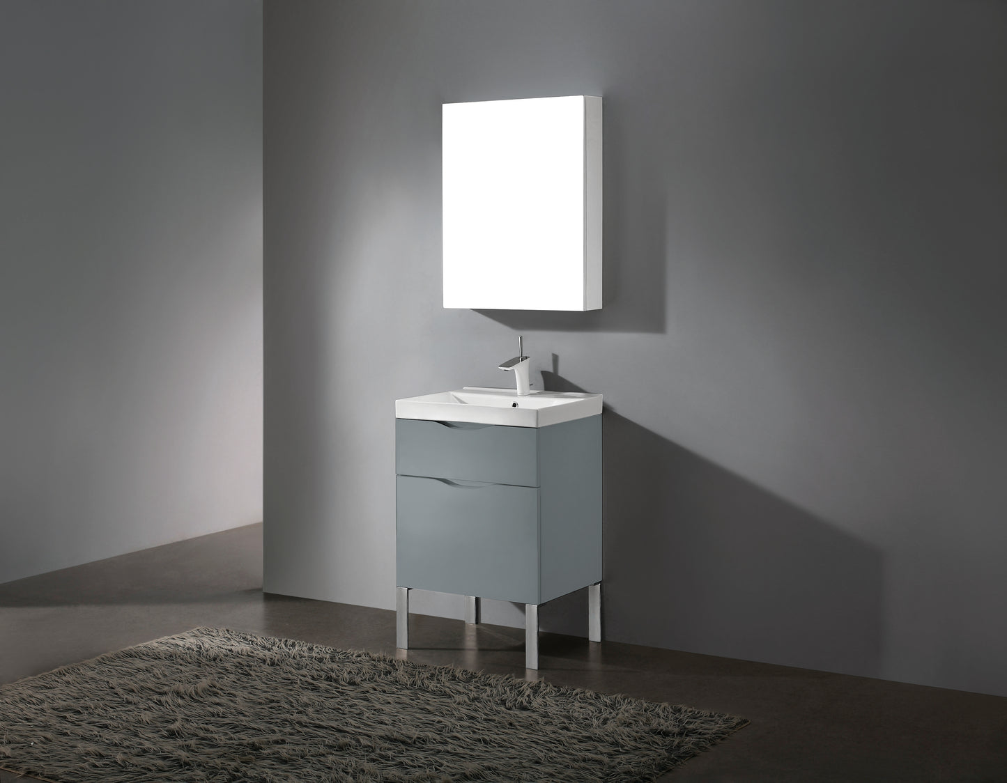 Milano 24" Free Standing Vanity Cabinet