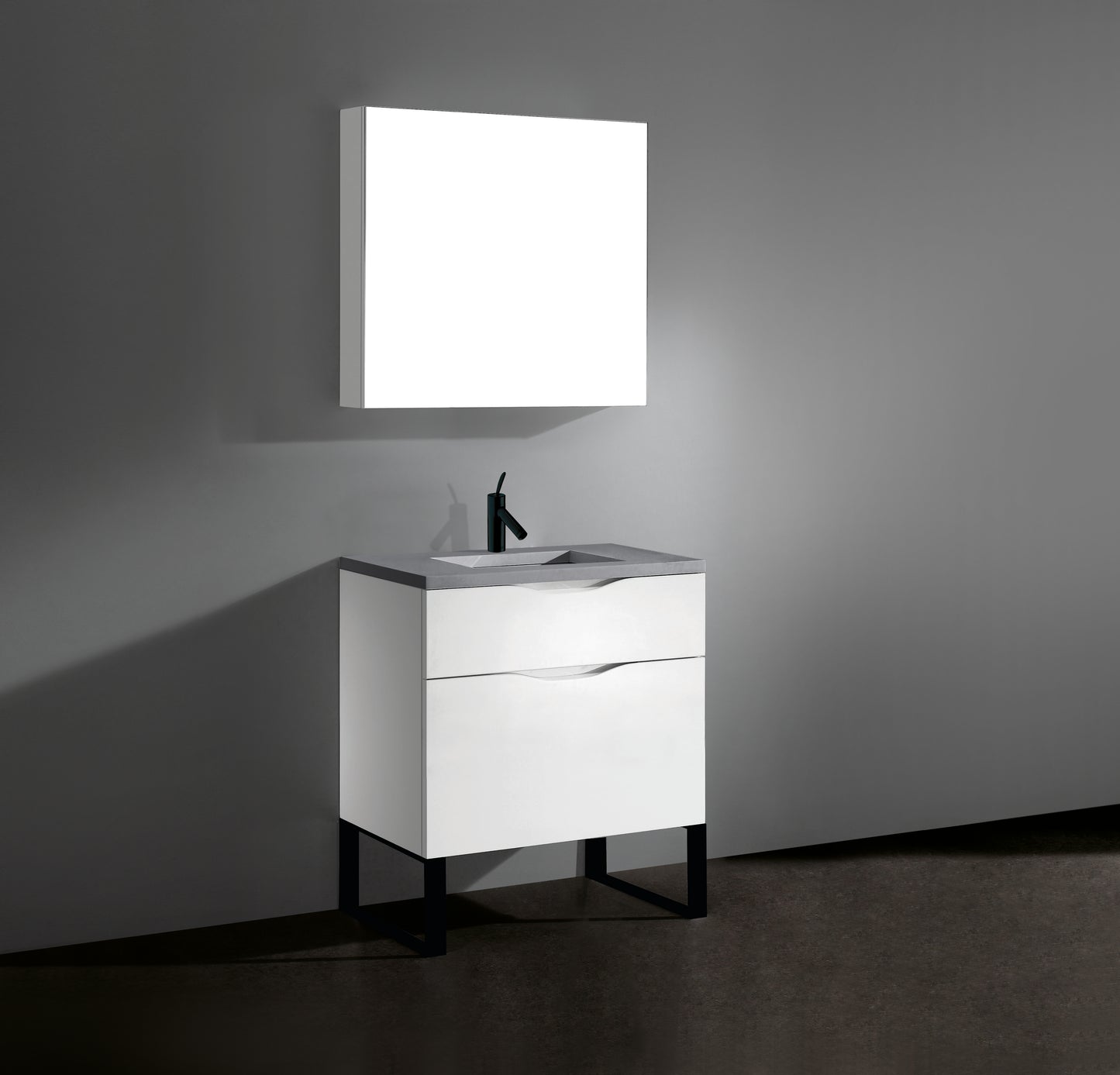 Milano 30" Free Standing Vanity Cabinet