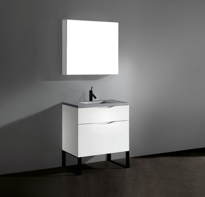 Milano 30" Free Standing Vanity Cabinet