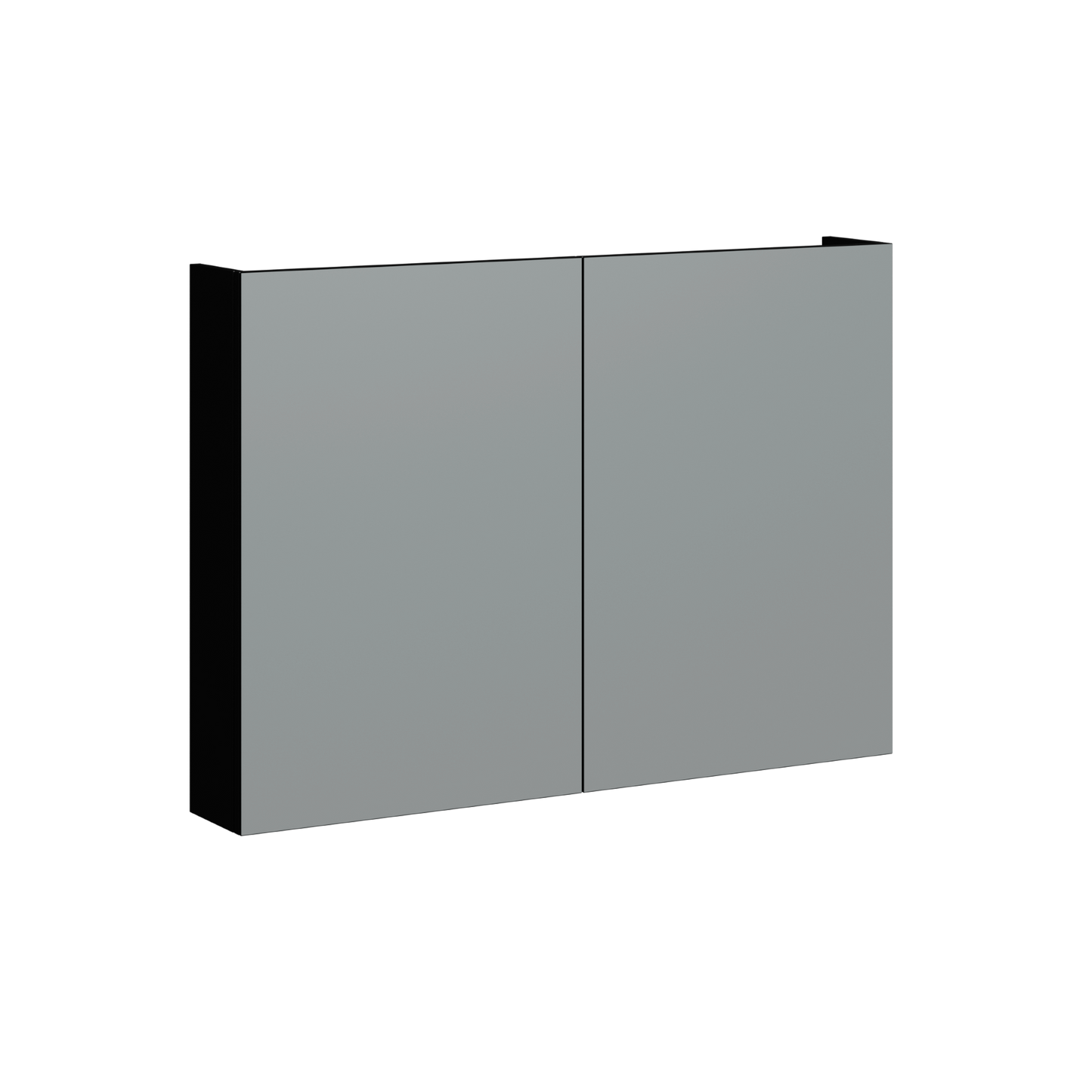 Natick Wall Mount Medicine Cabinet 42 Inch Black Satin