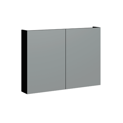 Natick Wall Mount Medicine Cabinet 42 Inch Black Satin