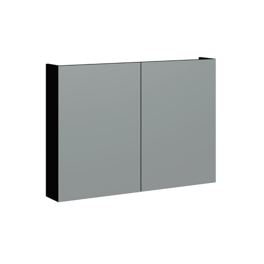 Natick Wall Mount Medicine Cabinet 42 Inch Black Satin