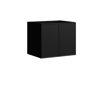 Natick Wall Mount Vanity 24 Inch Black Satin
