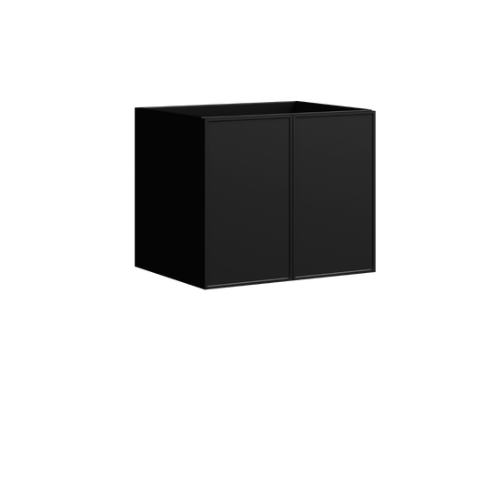 Natick Wall Mount Vanity 24 Inch Black Satin