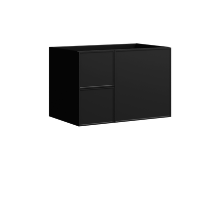 Natick Wall Mount Vanity 30 Inch Black Satin