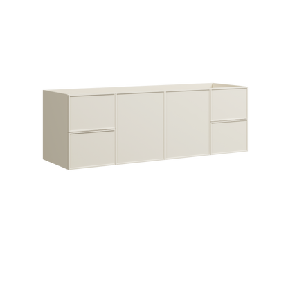 Natick Wall Mount Single Vanity 60 Inch