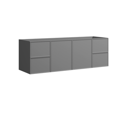 Natick Wall Mount Single Vanity 60 Inch