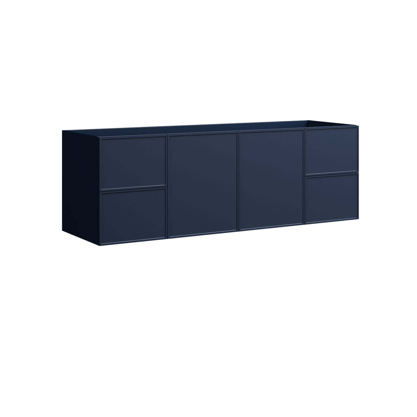 Natick Wall Mount Single Vanity 60 Inch