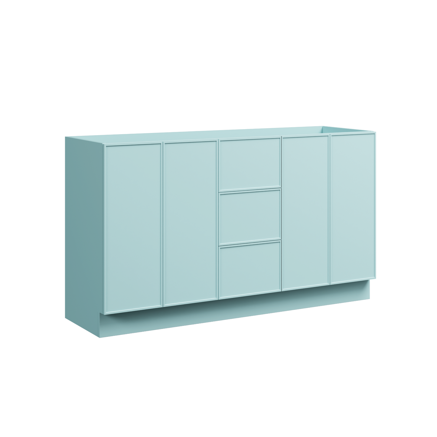 Natick Floor Standing Double Vanity 60 Inch