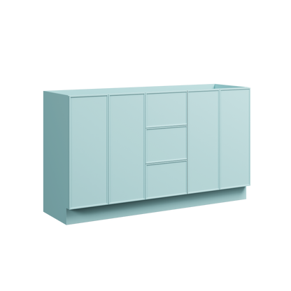 Natick Floor Standing Double Vanity 60 Inch